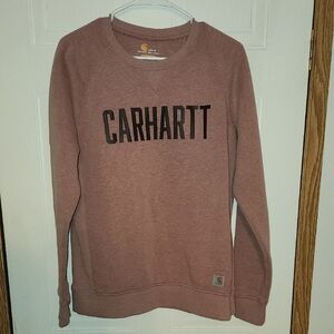 Carhartt Women's Mauve Crew Neck Sweater